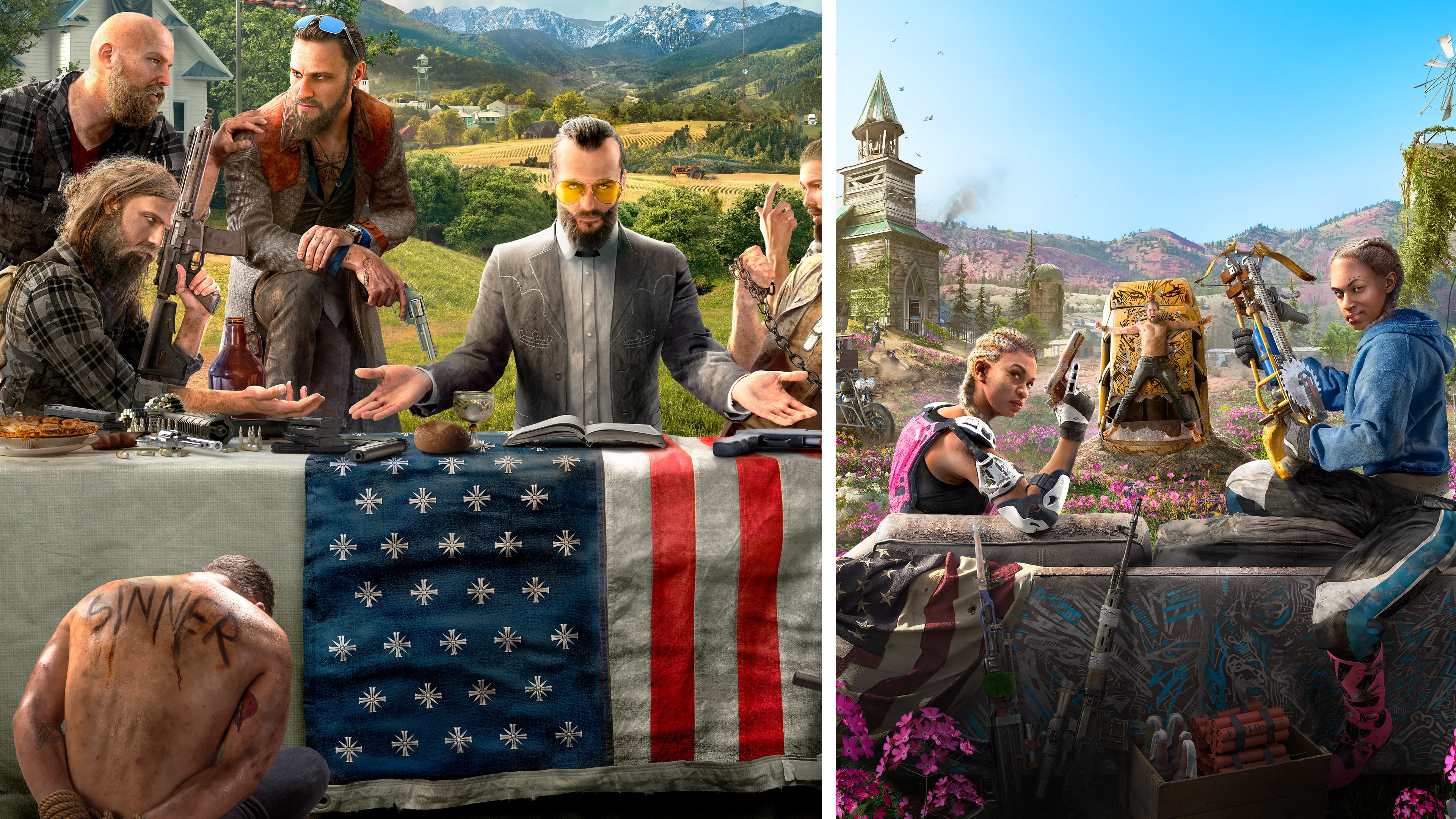 Купить Far Cry 5 + Far Cry New Dawn Complete Edition для PS4/PS5 П2 П3 дёшево