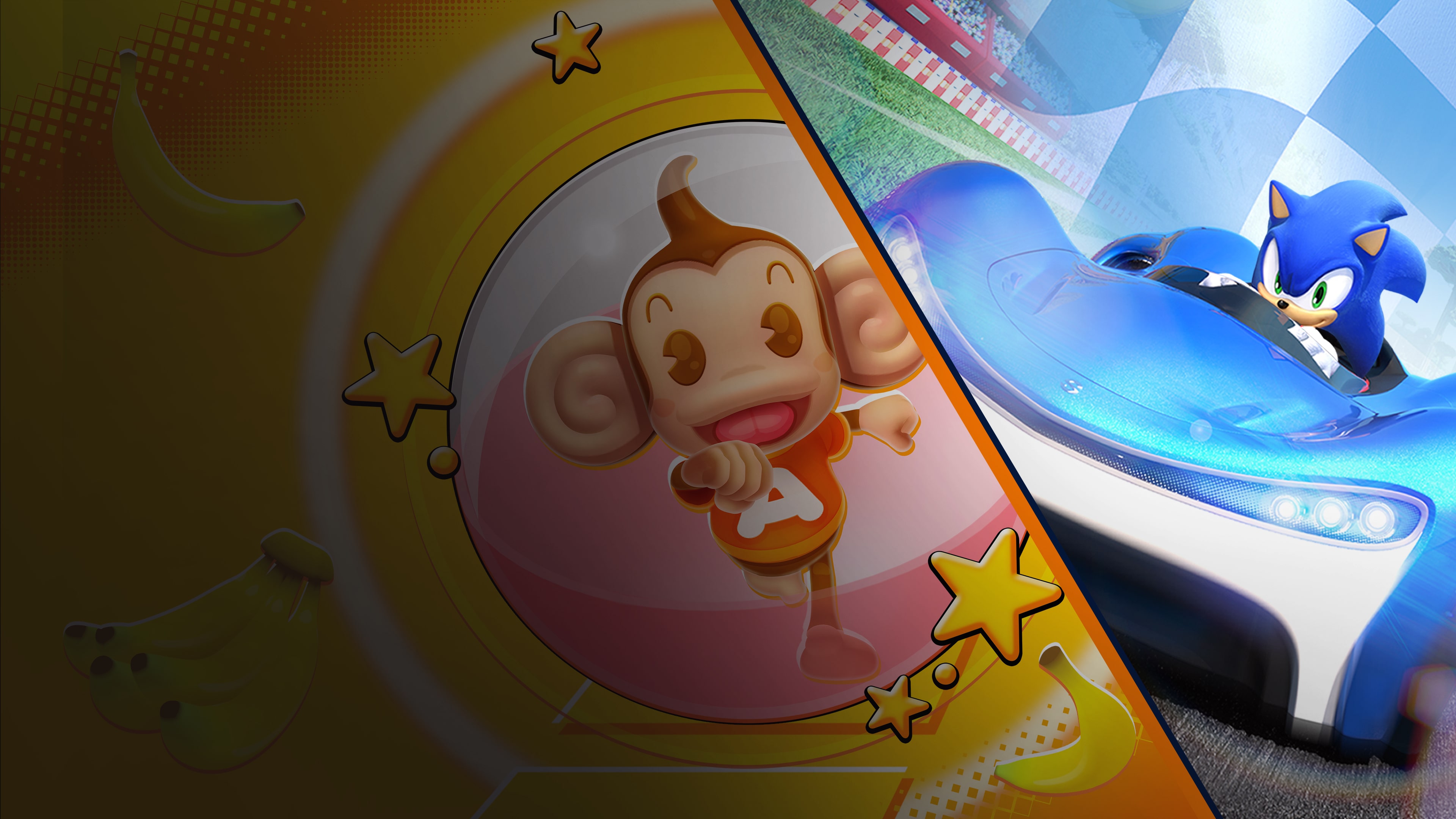 Купить Team Sonic Racing & Super Monkey Ball Banana Blitz для PS4/PS5 П2 П3 дёшево
